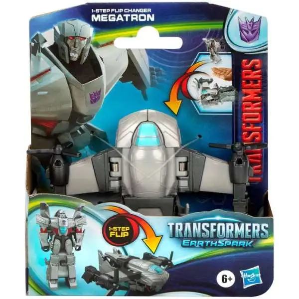Transformers Earthspark 1 Step Flip Changer Megatron Action Figure