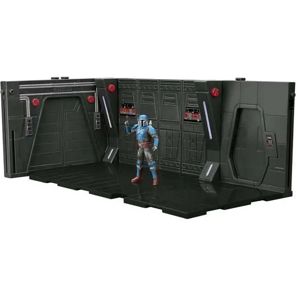Star Wars The Mandalorian Vintage Collection Moff Gideon Imperial Light Cruiser Hallway with Mandalorian Privateer Action Figure & Playset (Pre-Order ships July)