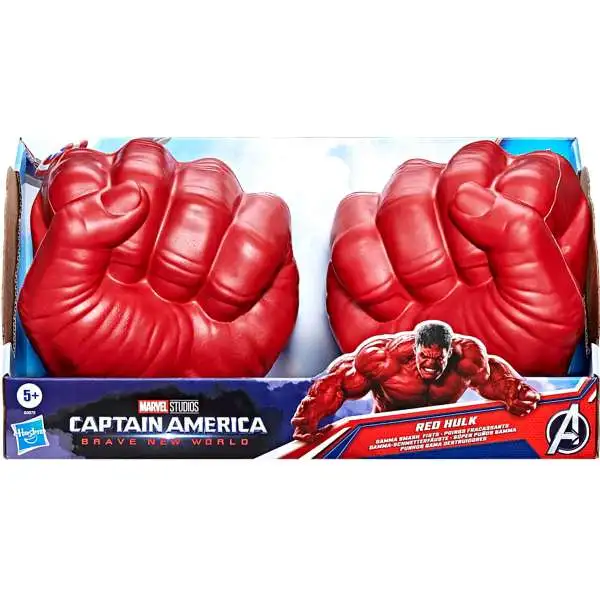 Marvel Captain America Brave New World Red Hulk Gamma Smash Fists Roleplay Toy