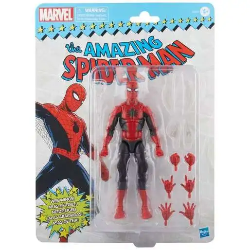 The Amazing Spider-Man Marvel Legends Retro Series Spider-Man Action Figure