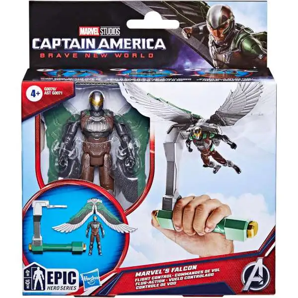 Marvel Captain America Brave New World Epic Hero Series Flight Control Falcon Action Figure