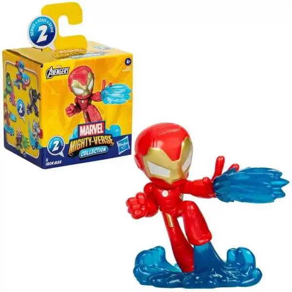 Marvel Mighty-Verse Collection Series 2 Iron Man Mini Figure