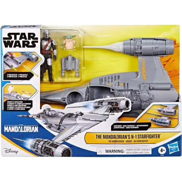 Star Wars The Mandalorian's N-1 Starfighter Vehicle & Action Figure Set [The Mandalorian & Grogu]