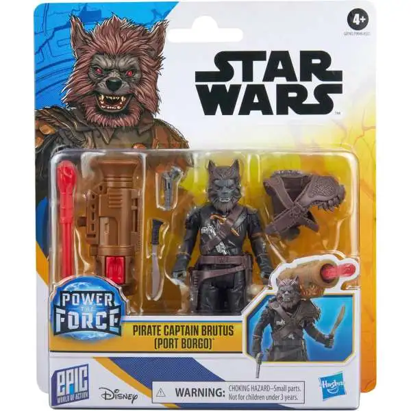 Star Wars Epic World of Action Power the Force Pirate Captain Brutus (Port Borgo) Action Figure