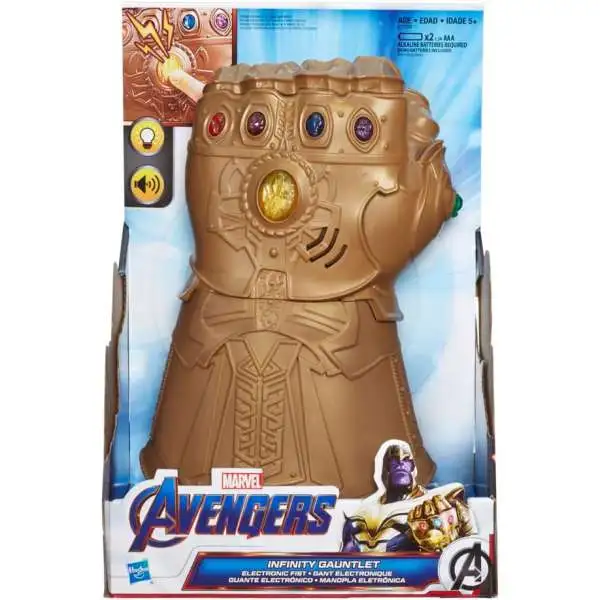 Marvel Avengers Infinity Gauntlet Electronic Fist Roleplay Toy [Lights & Sounds]