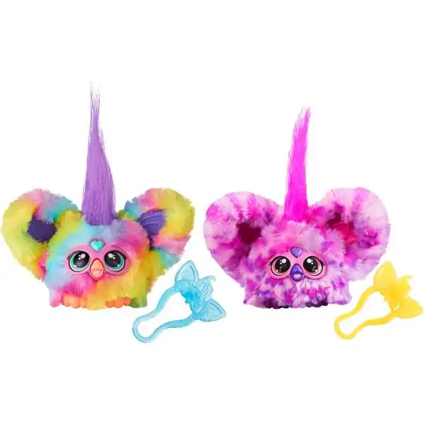 Furby Furblets Mini Friend Ray-Vee & Hip-Bop 2.5-Inch Figure 2-Pack