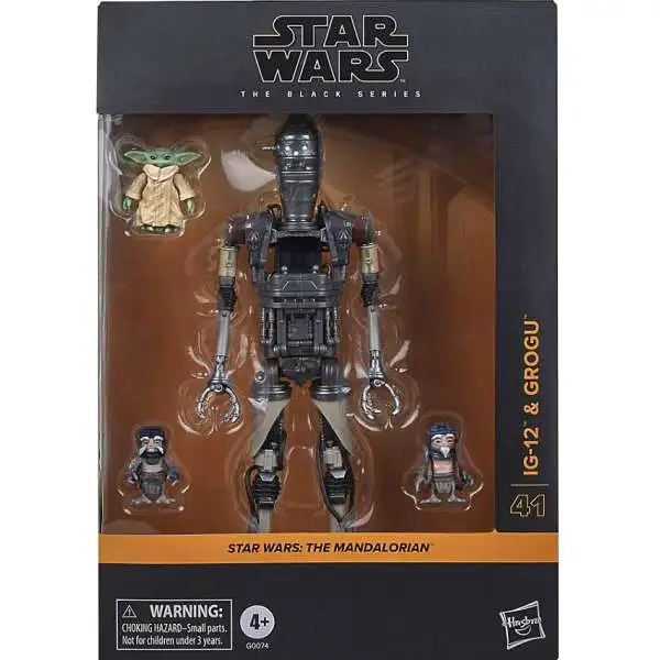 Star Wars Black Series IG-12 & Grogu Deluxe Action Figure 2-Pack