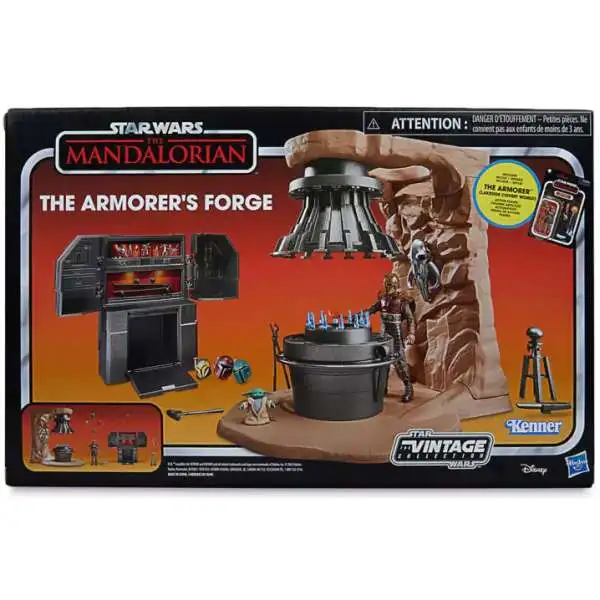 Star Wars The Mandalorian Vintage Collection The Armorer's Forge Action Figure Playset