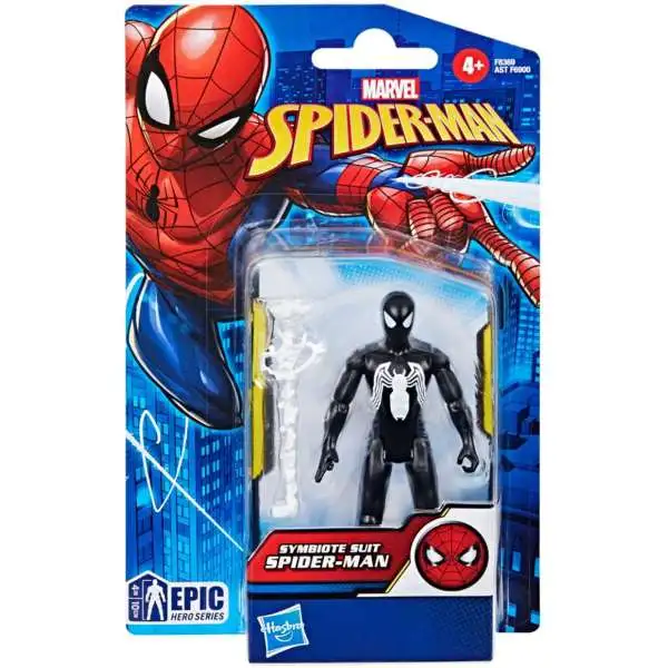 Marvel Epic Hero Series Symbiote Suit Spider-man Action Figure [Carded]