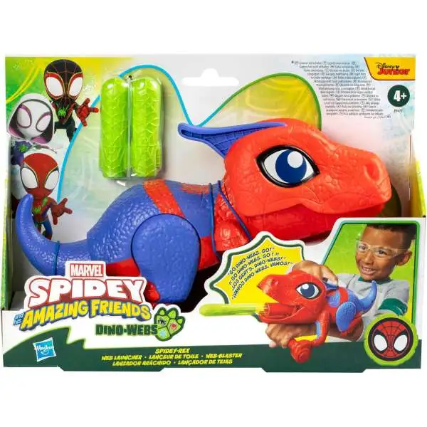 Marvel Spidey & His Amazing Friends Dino-Webs Spidey-Rex Web Launcher Blaster