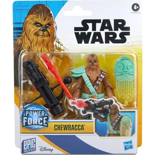 Star Wars Epic World of Action Power the Force Chewbacca Action Figure