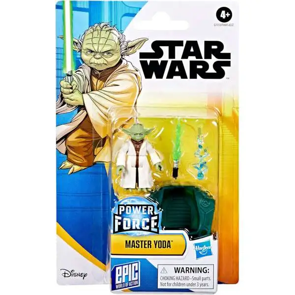 Star Wars Epic World of Action Power the Force Master Yoda Action Figure