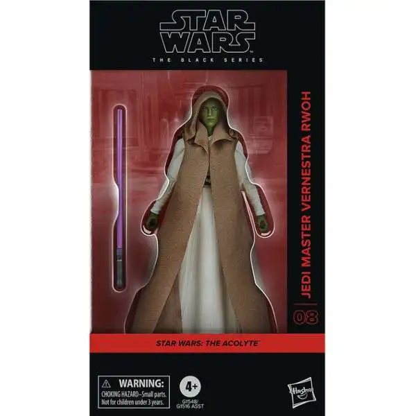 Star Wars The Acolyte Black Series Jedi Master Vernestra Rwoh Action Figure