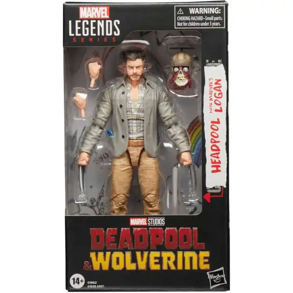 Deadpool & Wolverine Marvel Legends Headpool with Logan Action Figure [Damaged Package]