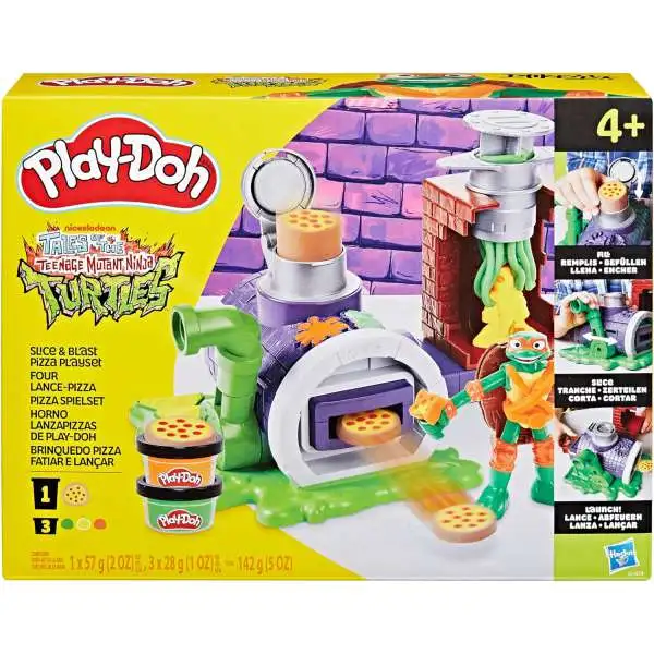 Teenage Mutant Ninja Turtles Tales of the TMNT Play-Doh Slice & Blast Pizza Playset