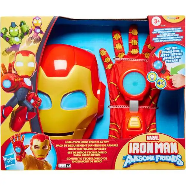 Marvel Iron Man & His Awesome Friends High-Tech Hero Role Play Set