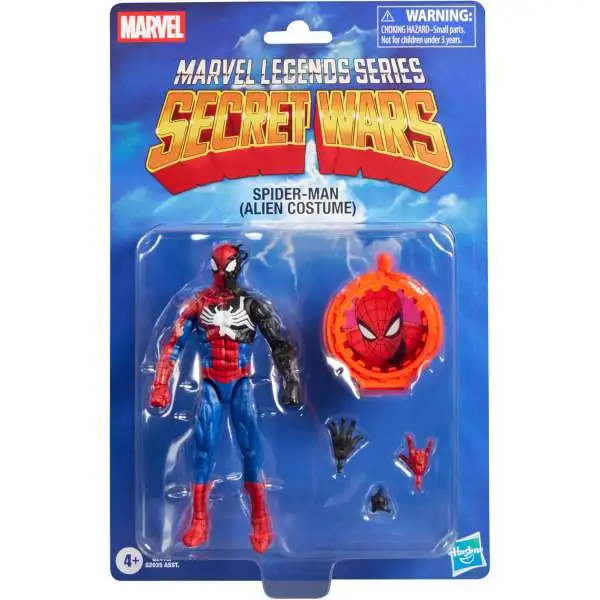 Marvel Secret Wars Legends Spider-Man Action Figure [Alien Costume - Half Spider Half Symbiote]