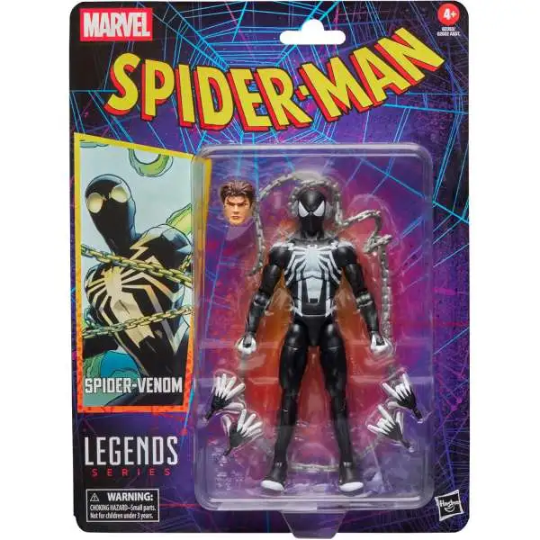 Spider-Man Marvel Legends Retro Series Spider-Venom Action Figure