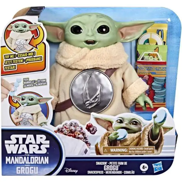 Star Wars The Mandalorian & Grogu Snackin' Grogu 6.5-Inch Figure