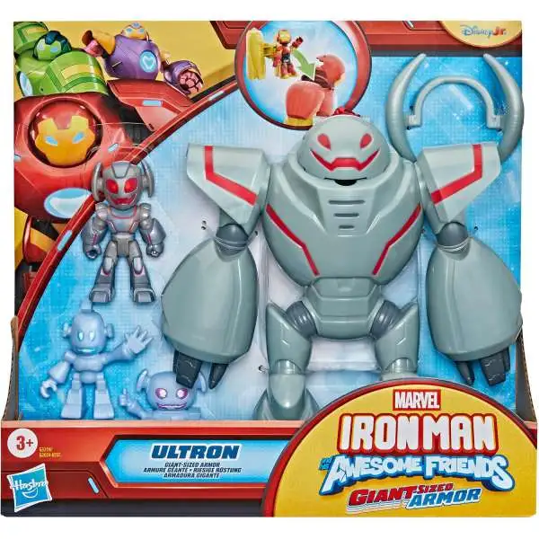 Marvel Iron Man & His Awesome Friends Giant-Sized Armor Ultron 3-Inch Playset