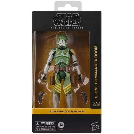 Star Wars The Clone Wars Black Series Clone Commander Doom Exclusive Action Figure