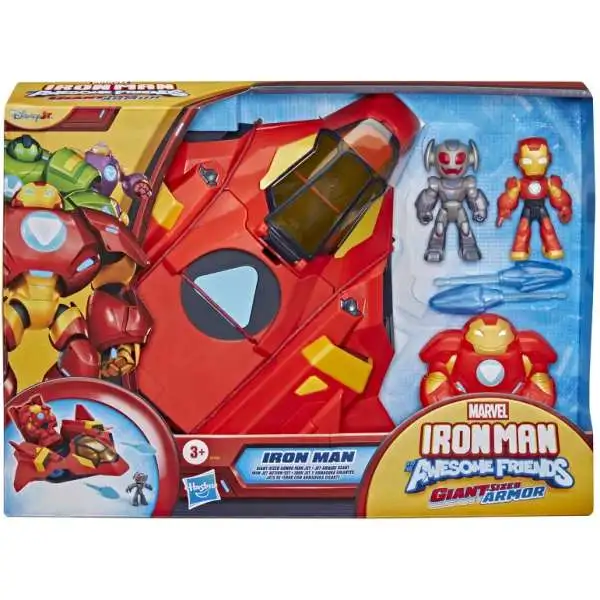 Marvel Iron Man His Awesome Friends Giant-Sized Armor Iron Jet 3