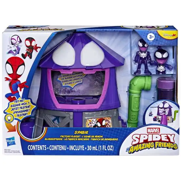 Marvel Spidey & His Amazing Friends Symbie Exclusive Factory Playset