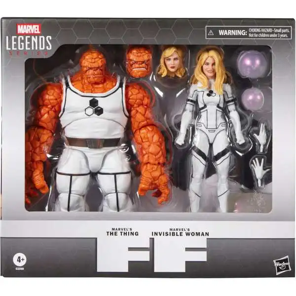 Fantastic Four Marvel Legends The Thing & Invisible Woman Action Figure 2-Pack