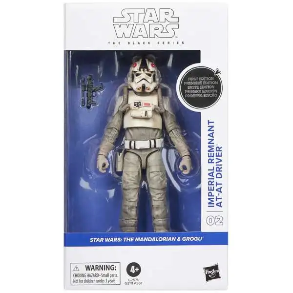 Star Wars The Mandalorian & Grogu Black Series Imperial Remnant AT-AT Driver Action Figure [First Edition]
