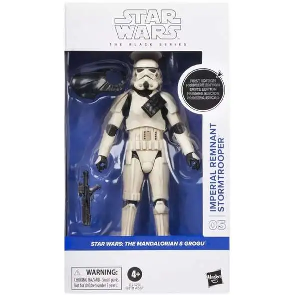 Star Wars The Mandalorian & Grogu Black Series Imperial Remnant Stormtrooper Action Figure [First Edition]