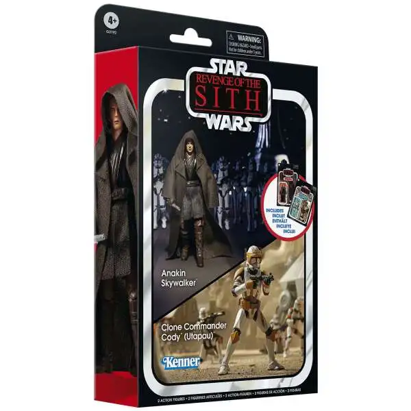 Star Wars Revenge of the Sith Vintage Collection Anakin Skywalker & Clone Commander Cody (Utapau) Action Figure 2-Pack