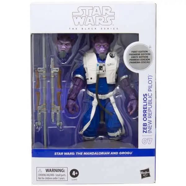 Star Wars The Mandalorian & Grogu Black Series Garazeb "Zeb" Orrelios Deluxe Action Figure [First Edition]