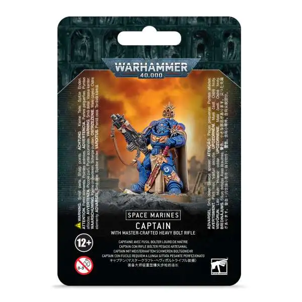 Warhammer 40,000 Captain Miniature [With Master-Crafted Heavy Bolt Rifle]