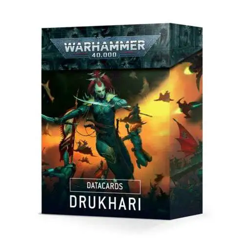 Warhammer 40,000 Datacards Drukhari Miniatures Accessory [2020]