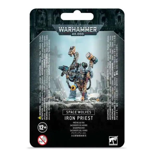Warhammer 40,000 Space Wolves Iron Priest Miniature