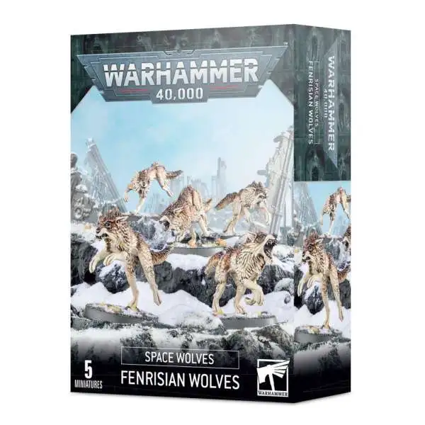 Warhammer 40,000 Space Wolves Fenrisian Wolves Miniatures