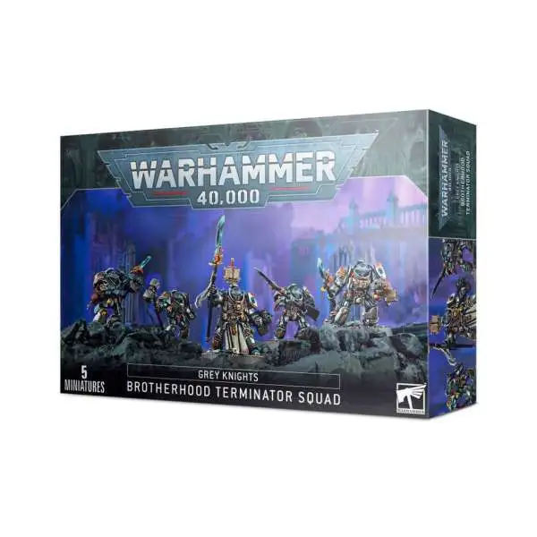 Warhammer 40,000 Grey Knights Brotherhood Terminus Squad Miniatures