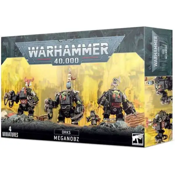 Warhammer 40,000 Orks Meganobz/Big Mek Miniatures Set