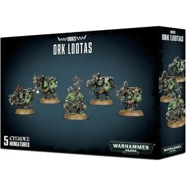 Warhammer 40,000 Orks Lootas Miniatures Set