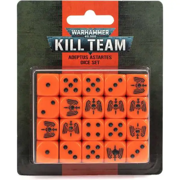 Warhammer 40,000 Kill Team Adeptus Astartes 20x16mm Dice Set [20 Count]