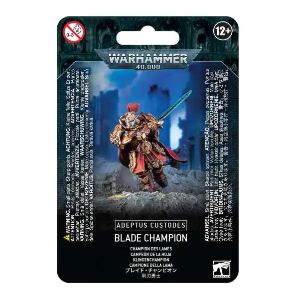 Warhammer 40,000 Adeptus Custodes Blade Champion Miniatures Set