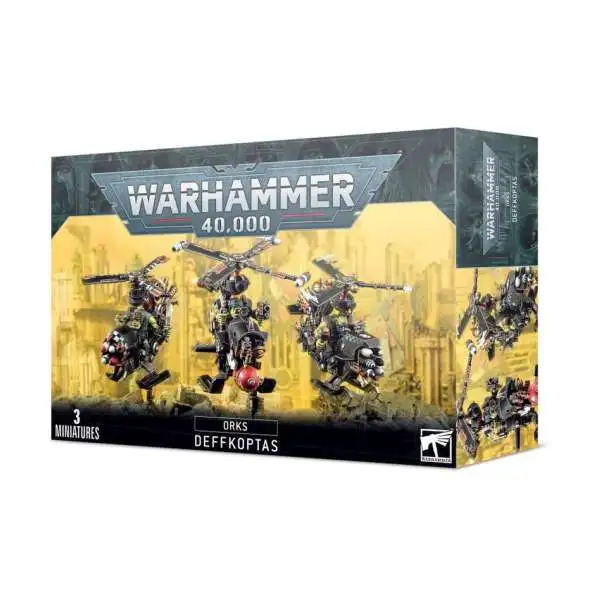 Warhammer 40,000 Orks Deffkoptas Miniatures Set