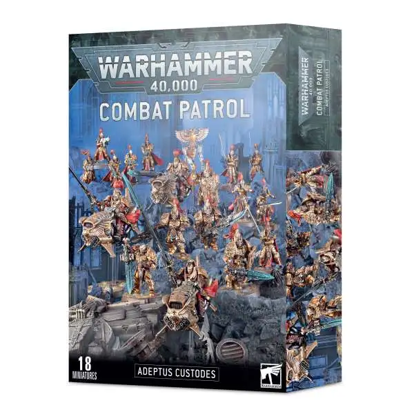Warhammer 40,000 Adeptus Custodes Combat Patrol Miniatures Set