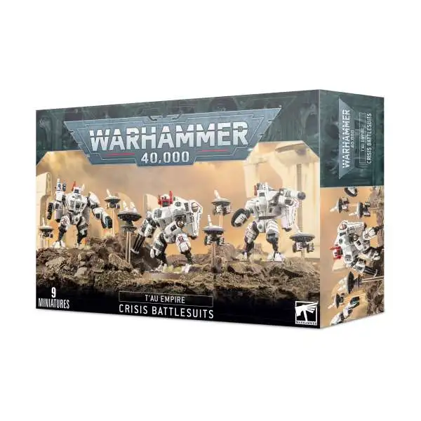 Warhammer 40,000 T'au Empire Crisis Battlesuits Miniatures Set