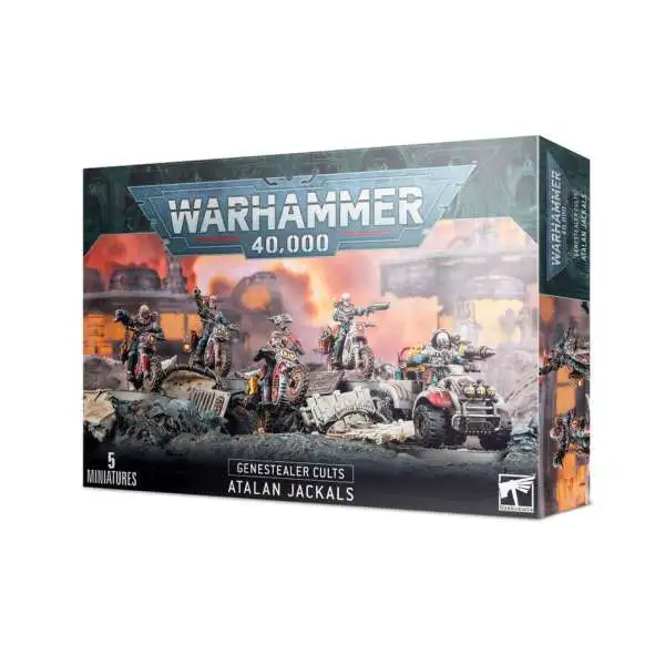 Warhammer 40,000 Genestealer Cults Atalan Jackals Miniatures Set