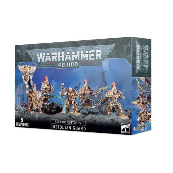 Warhammer 40,000 Adeptus Custodes Custodian Guard Miniatures Set
