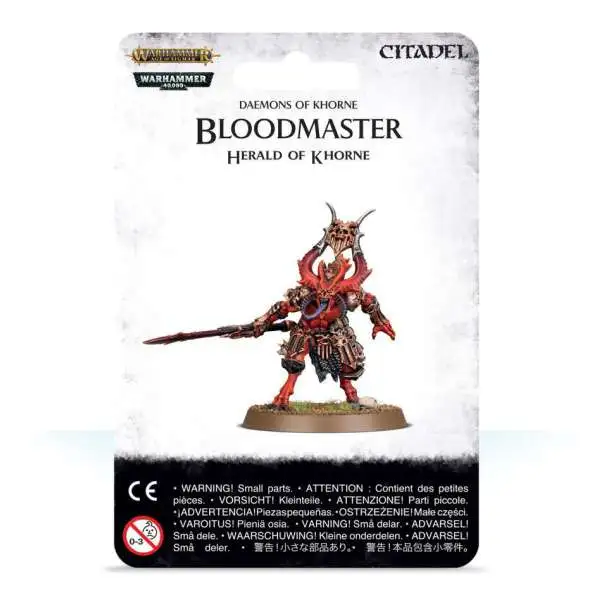 Warhammer Age of Sigmar Blades of Khorne Bloodmaster, Herald of Khorne Miniatures