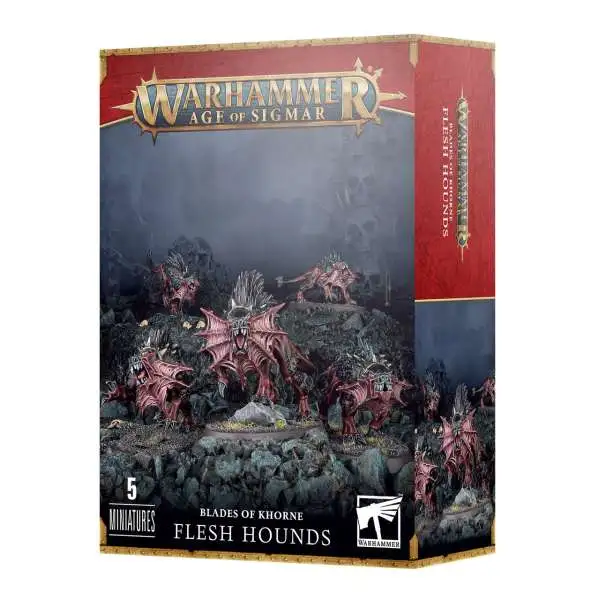 Warhammer Age of Sigmar Blades of Khorne Flesh Hounds Miniature