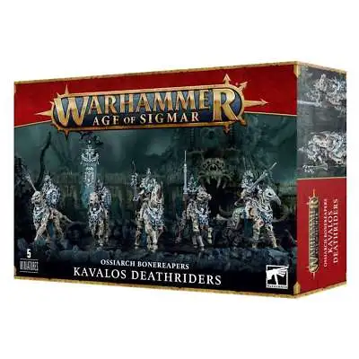 Warhammer Age of Sigmar Ossiarch Bonereapers Kavalos Deathriders [2024]