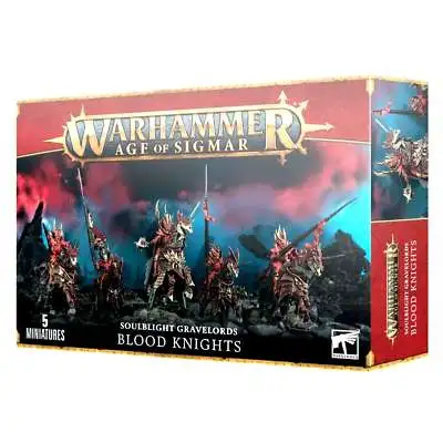 Age of Sigmar Soulblight Gravelords Blood Knights miniatures